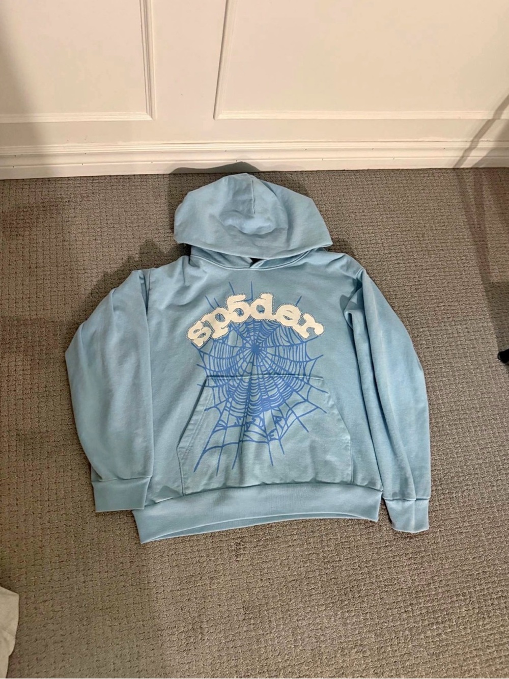 Light blue spider hoodie